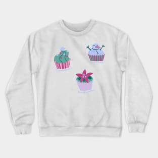 Holiday Cupcakes Crewneck Sweatshirt